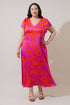 Vallie Floral Ritany Empire Maxi Dress Curve